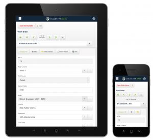 Collective Data's web-based fleet maintenance management software can be accessed from computers, tablets, and smart phones.