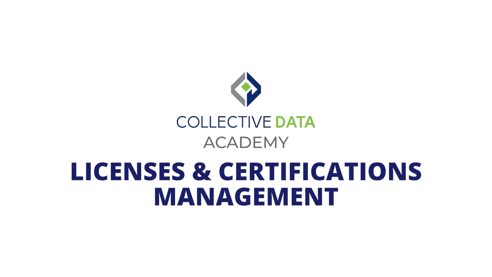 Licenses and Certifications Management