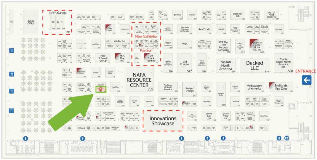 NAFA Booth Floor Plan