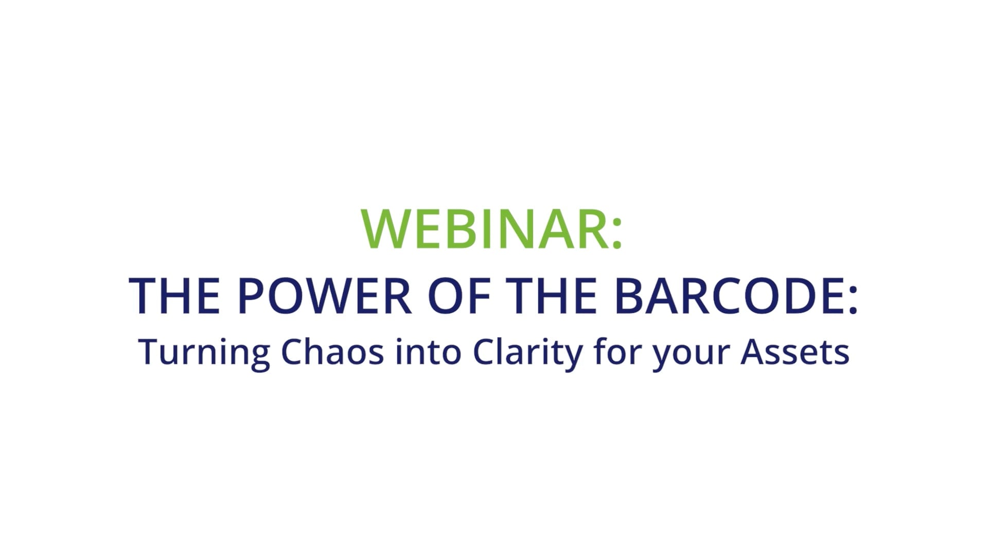 Webinar Thumb - The Power of the Barcode