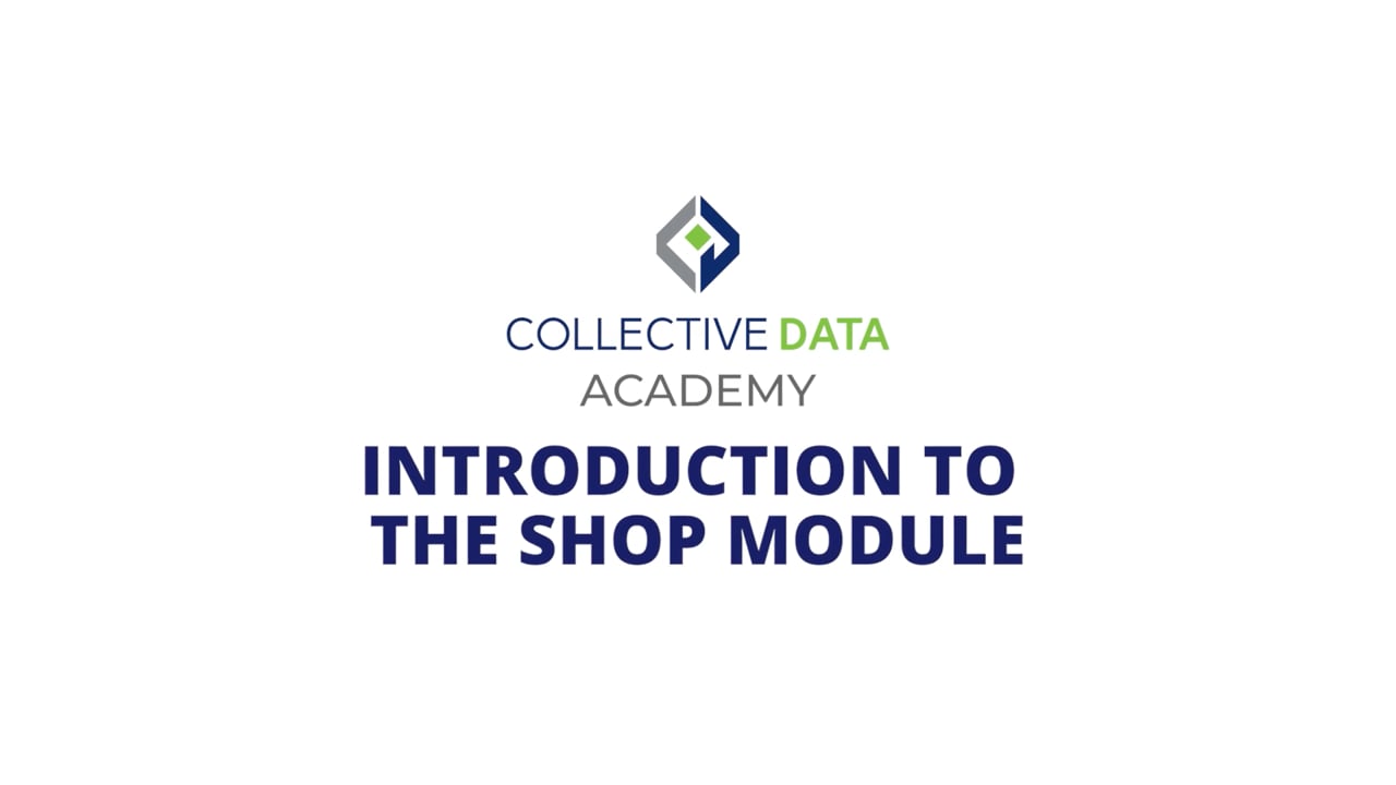 Shop Module - Intro to the Shop Module